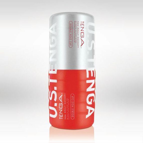 Мастурбатор Tenga US Double Hole Cup (двосторонній великий) з двома незалежними каналами sexstyle | Зображення 3