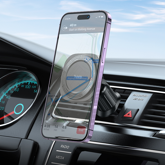 Автотримач Hoco H28 магнітний black | Зображення 3