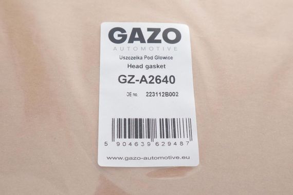 Прокладка ГБЦ Hyundai Accent I30 1.4-1.6 07- 0.5 mm  GZ-A2640 | Зображення 1
