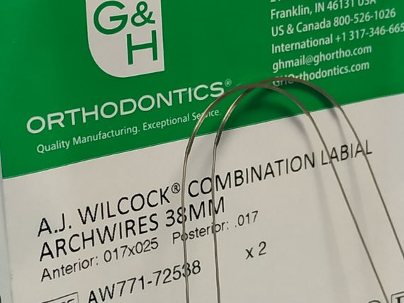 Wilcock A.J. Australian Combination ArchWire 016*022 (36 mm)