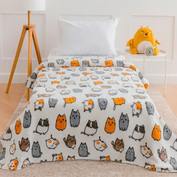 Плед тревел флісовий Love You Веселі котики9107R 150x200 см | Зображення 5