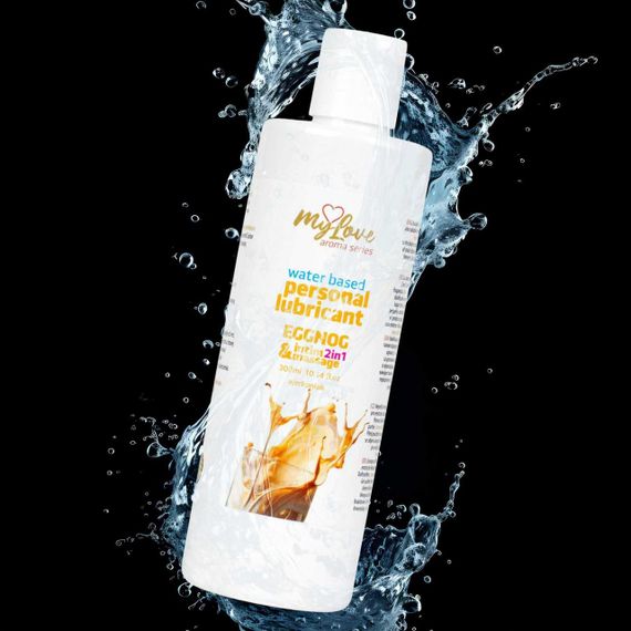 2в1 лубрикант та масажний гель - MyLove Aroma Series Intim&Massage Eggnog, 300 мл Sex Aura | Зображення 3