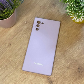 Чохол Samsung Note 10 софт тач Фіолетовий