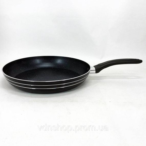 Легкая сковорода для домашней кухни UNIQUE UN-5156 28 см, Сковорода с алюминиевым корпусом KF-75 | Зображення 6