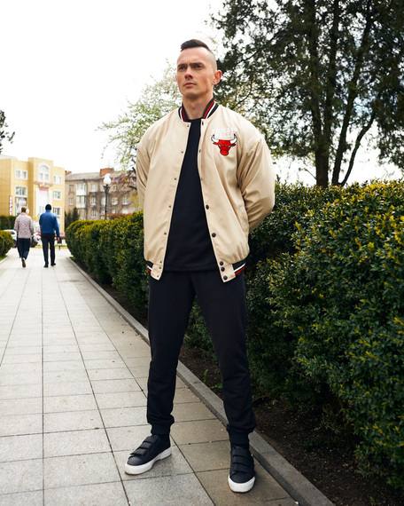 Бомбер Чикаго бежевий S XL | Зображення 4