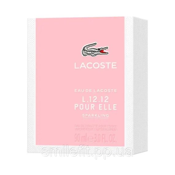 Жіноча туалетна вода Lacoste Eau De Lacoste L.12.12 Pour Elle Sparkling 90 мл | Зображення 2