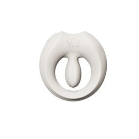 Ерекційне смарт-віброкільце Zalo Apis Ivory White, до 4 годин роботи, зарядний кейс