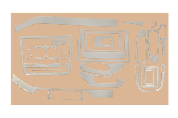 Накладки на панель Meric (передняя часть) 2004-2006, Алюминий для Mercedes Viano 2004-2015 гг. | Зображення 5