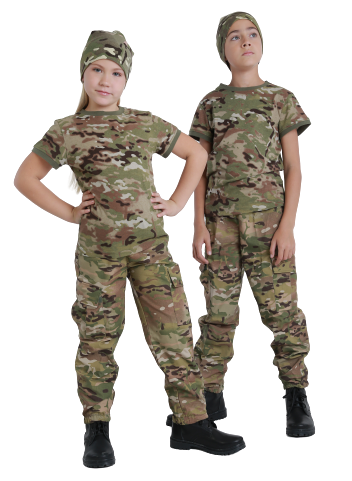 Штани дитячі камуфляжні ARMY KIDS Скаут камуфляж Мультикам | Зображення 1