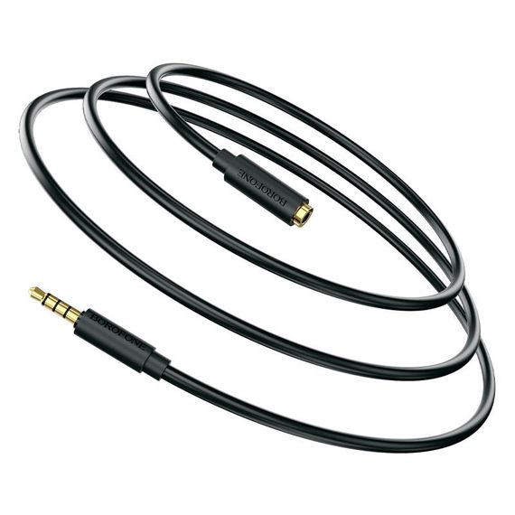 Аудио кабель Borofone BL12 3.5 audio extension cable Male to Female (1m) | Зображення 2