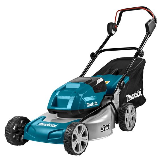 Газонокосарка акумуляторна Makita DLM460Z (46 см, 20-75 мм, 60 л, BL, LXT, без акумуляторів та зарядного пристрою)