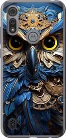 Чехол на Motorola E6i Сова v2 "5649u-2355-17620"