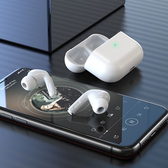 Беспроводные TWS наушники Hoco EW68 ANC+ENC White | Зображення 7
