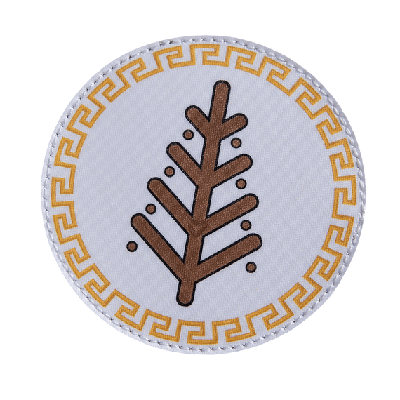 Шеврон/Липучка «Древо життя» ПВХ Білий