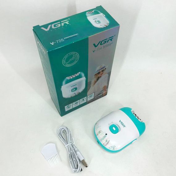 Женский эпилятор для зоны бикини VGR V-726, Женская электробритва для удаления волос с LV-299 тела, Депилятор | Зображення 7