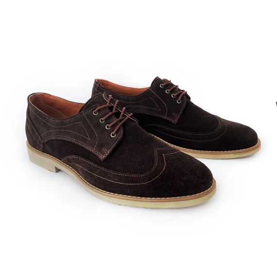 Чоловічі коричневі броги 43 розмір 28,5 см | Зображення 1