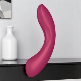 Вакуумний стимулятор з вібрацією Satisfyer Curvy Trinity 1 Red, іграшка 3в1 – універсальний вибір для максимального задоволення