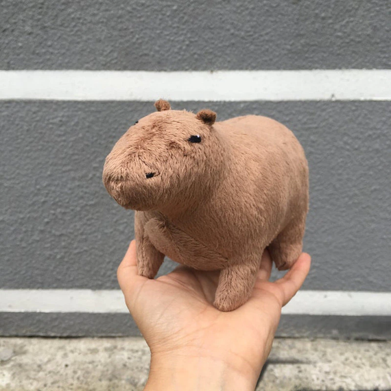М'яка іграшка "Капібара" 17*13 cm Коричневий (sv1805) | Зображення 2