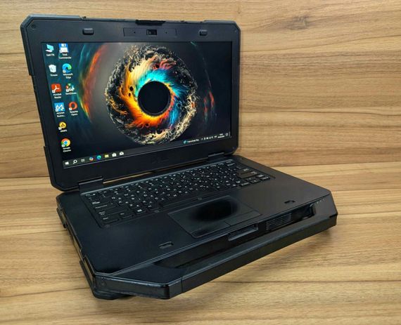 Захищений ноутбук Dell Latitude 14 Rugged 5414 / 14" (1920x1080) IPS / Intel Core i5-6300U (2 (4) ядра по 2.4 - 3.0 GHz) / 8 GB DDR4 / 256 GB SSD / Intel HD Graphics 520 / VGA / WebCam / Windows 10 б/в + Подарунок Бездротова миша / USB | Зображення 3