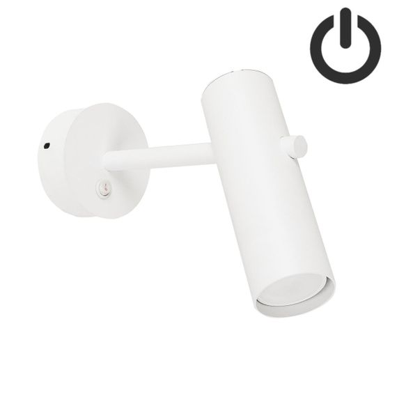Бра з вимикачем Tukan GU10 W280BT Білий, Atmolight