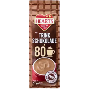 Капучино Hearts Trink Schokolade, 1кг (Горячий Шоколад) Германия. Напиток кофейный быстрорастворимый