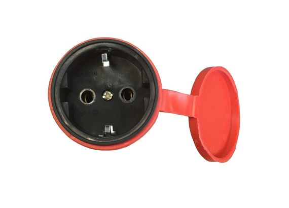 Розетка з/к пряма переносна RUBBER R/B Ny95000915 | Зображення 1