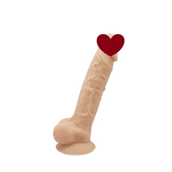 Фаллоимитатор SilexD Johnny Flesh (MODEL 1 size 7in), двухслойный, силикон +Silexpan, диаметр 3,8см sexstyle