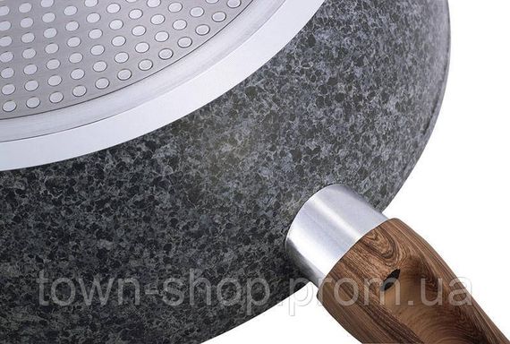 Сковорода-сотейник Kamille Grey Marble Ø28см индукционная с антипригарным покрытием KM-4167 | Зображення 2