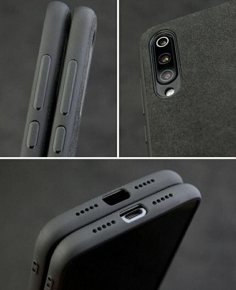 Чохол бампер Alcantara для Samsung Galaxy A30s / A50 / A50s колір Зелений | Зображення 1
