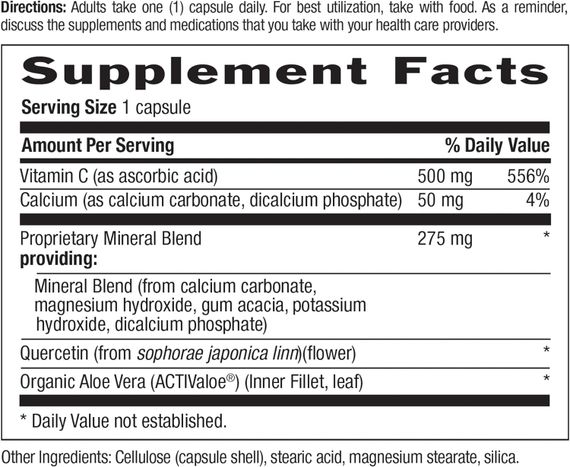 Вітамін C Country Life Buffer-C 500 mg 120 Vegetarian Capsules | Зображення 1