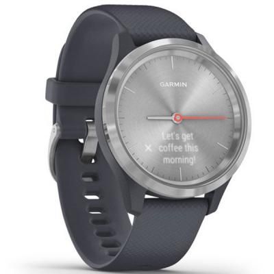 Смарт-годинник Garmin vivomove 3S, Silver, Granite Blue, Silicone (010-02238-20) | Зображення 2