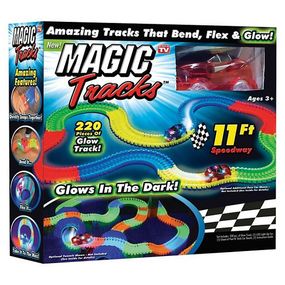 Дитяча автомобільна гоночна траса Magic Tracks, 220 деталей ∙ Конструктор - автотрек Гнучка іграшкова дорога