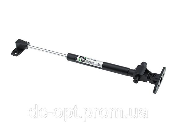 Амортизатор газовый для ДСП 60N с отбойником, черный ДС ПреміумЛайн
