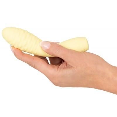 Міні-вібратор із рельєфом You2Toys Cuties 3, жовтий sexstyle | Зображення 3