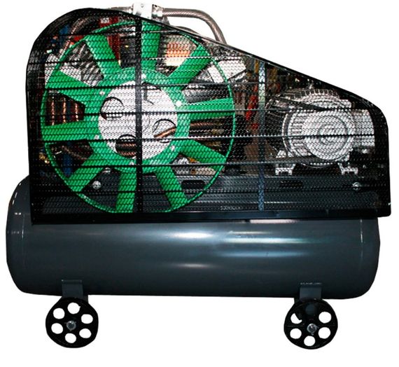 Поршневий повітряний компресор 300 л GTM KCJ3100-300L ремінний | Зображення 1