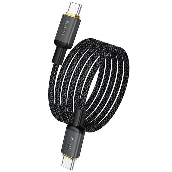 Дата кабель Hoco X128 Benefit Type-C to Type-C 60W (1m) Black | Зображення 4