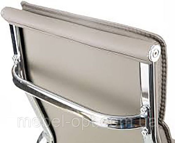 Крісло Solano 4 artleather grey репліка крісла Eames Style HB Ribbed Office Chair EA | Зображення 2