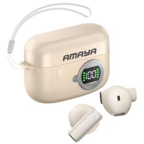 Бездротові TWS навушники Amaya ATW-36 Biege
