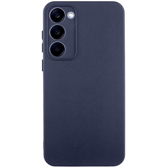 Чохол TPU GETMAN Liquid Silk Full Camera для Samsung Galaxy S23+ Синій / Midnight Blue