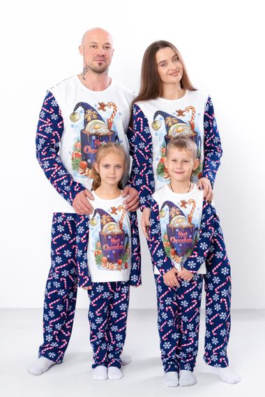 Піжама дитяча "Family look" Носи своє 104 Синій (p-7567-179521) | Зображення 3
