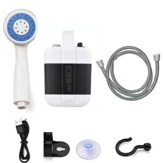 Туристичний душ з насосом і насадкою Portable Outdoor Shower, Душ для походів на природу VF-49 | Зображення 1