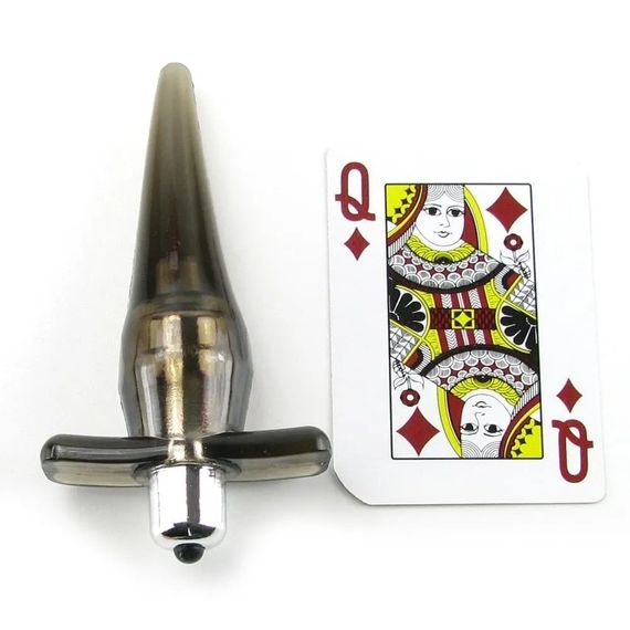 Анальний вібратор Toy Joy Power Buttplug сірий Sex Aura | Зображення 2