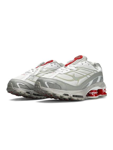 Кросівки Supreme Shox Ride 2 SP Grey White Red (топ якість) 45 28 | Зображення 4