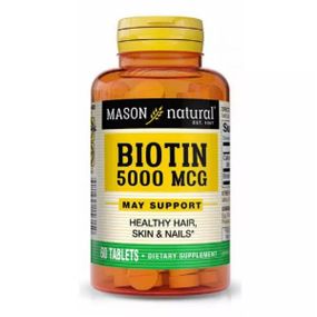 Биотин Mason Natural Biotin 5000 mcg 60 Tabs