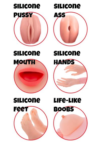 Секс-лялька Hidden Desire Lusty Lola з вагіною, анусом і ротом, бежева, 145 см sexstyle | Зображення 2