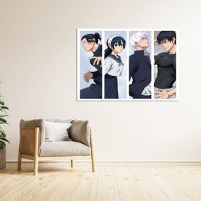 Плакат-постер з принтом Кавун Jujutsu Kaisen Магічна битва Ріко Аманай Сатору Годжо Гето Сугуру Фушигуро Тоджі ПЛ000792(А2)