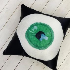 Подушка декоративная Soft Зеленый глаз 45x45 см (45PST_23O007)