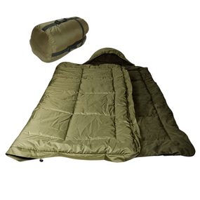 Спальний мішок Kiborg Alfa Fleece олива -20С 85*210