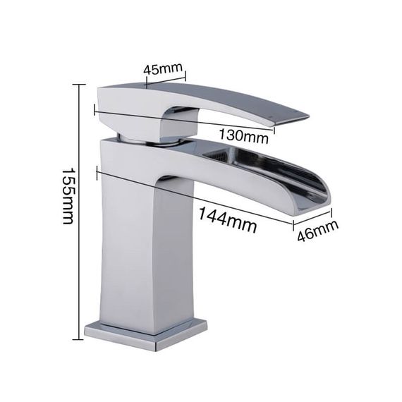 Змішувач для умивальника Gappo Jacob G1007-20 | Зображення 3