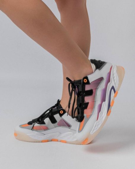 Кросівки Niteball 2 White Black Pink W / нітебал  , В'єтнам 39 25 см | Зображення 3